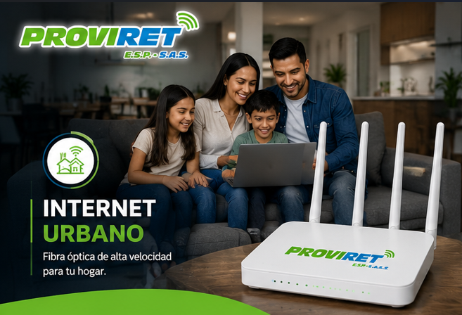 Internet Urbano Fibra Óptica